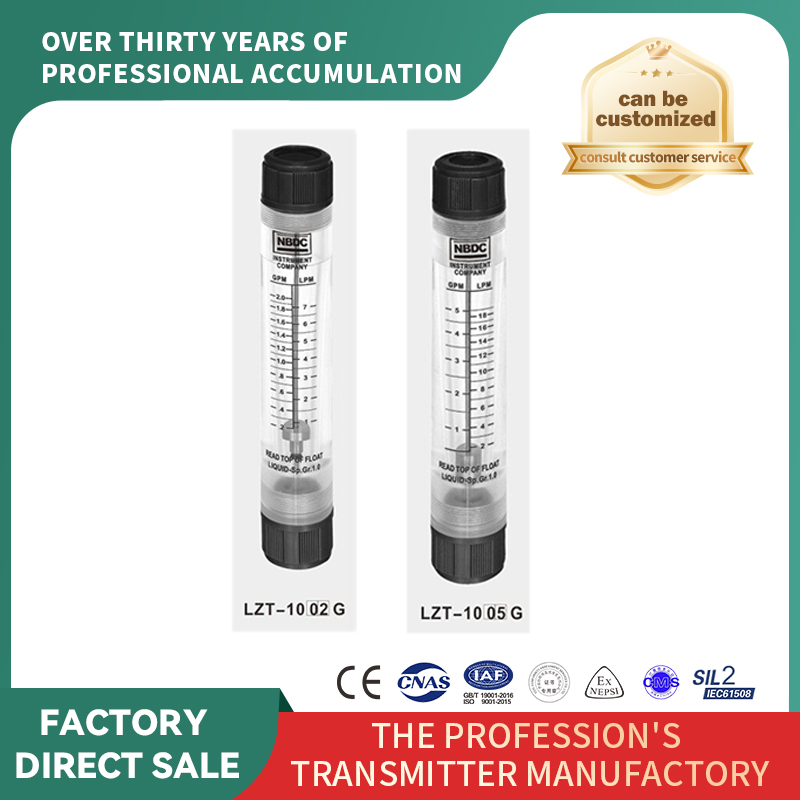 Debitmetru cu tub acrilic cu rotametru de tip conductă
