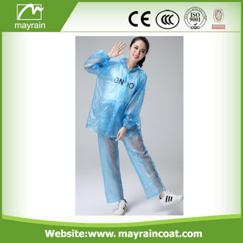 Blue PVC Rain Jacket and Pant