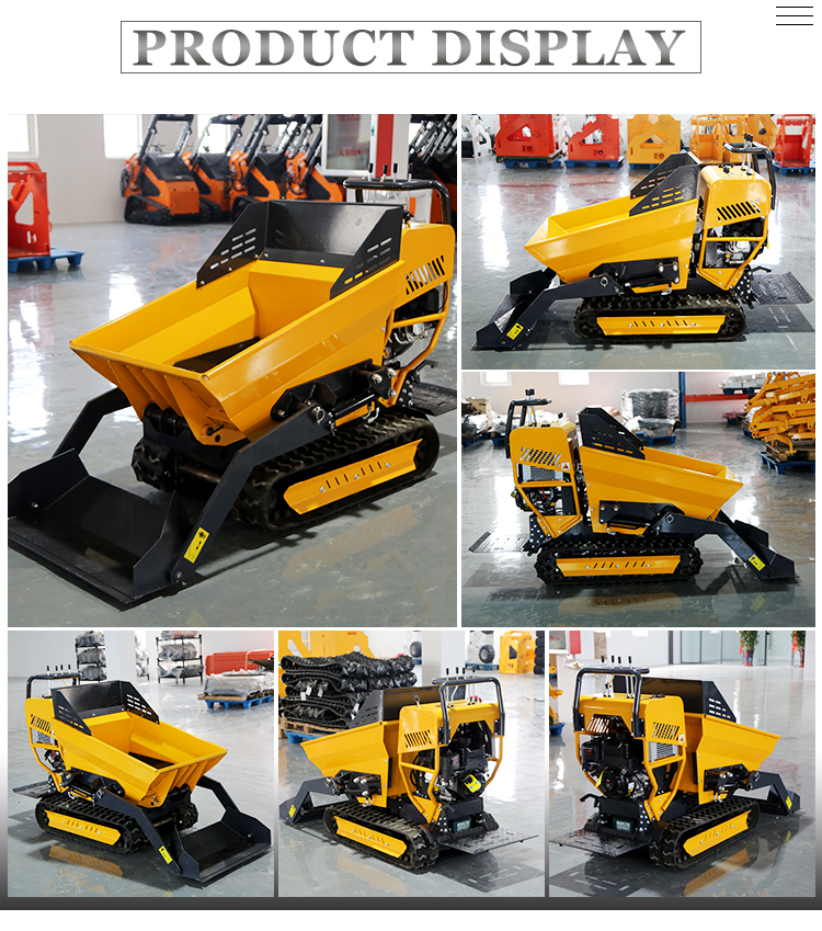 Self Loading Mini Dumper 500 Kg - Small Crawler Tracked Dumper ...