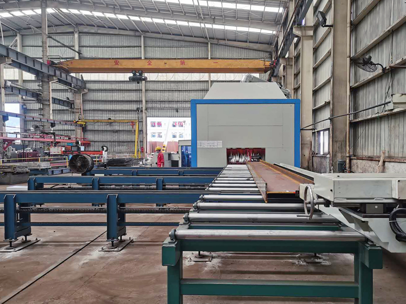 Automatic beam cnc plasma flame cutting beveling machine robotic steel beam coping machine