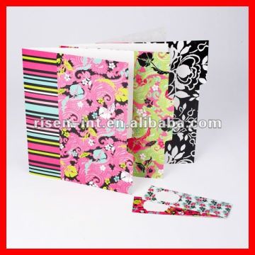 Colorful paper file folders