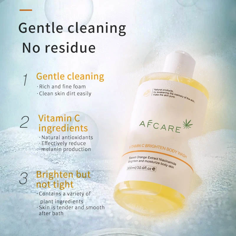 Showering Gel Body Wash Base Moisturizing Smoothing Skin and Whitening Niacinamide Essence Shower Gel