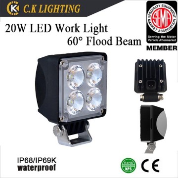 Hot selling CK 12v tractor auto 20w led work light