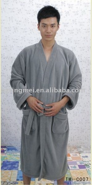 Polyester bath robe