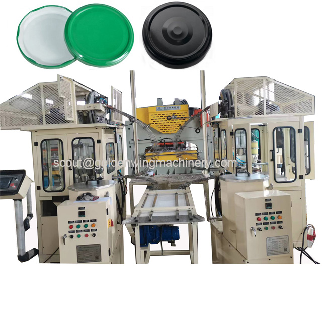 automatic twist off lug cap press machine machine