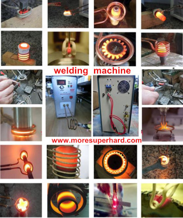 Brazing processing of PCD inserts - high frequency induction brazing machine