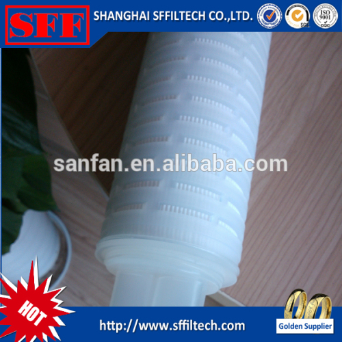 5 micron pp pleated filter cartridge