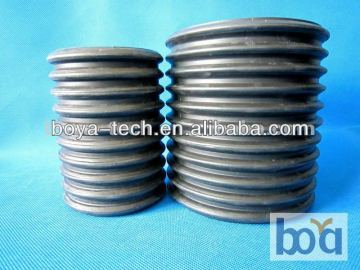 black corrugated drainage pipe