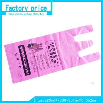 T- shirt biodegradable plastic bag