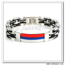 Stainless Steel Silicon Bracelets,Fashion Jewelry