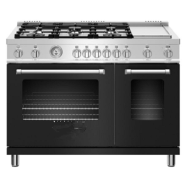 48 inch Dual Fuel Range Electric Self-Relean Oven