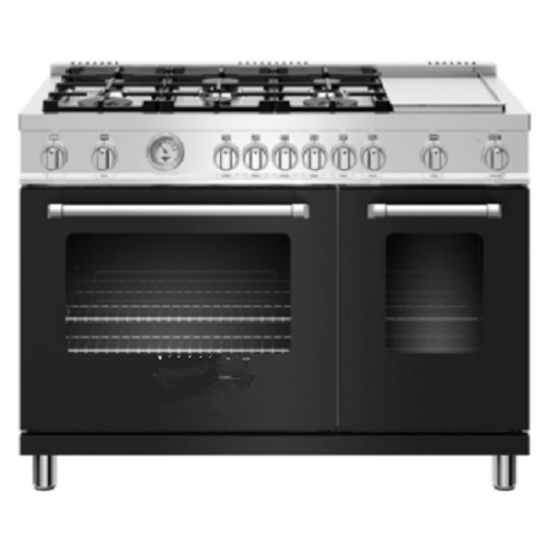 48 inch Dual Fuel Range Electric Self-Clean Oven