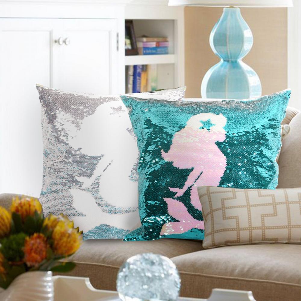Mermaid Reversible Sequin Pillow 4 Mermaid Reversible Sequin Pillow 4