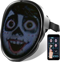 Programmable Face Transforming LED Mask with Bluetooth App Control