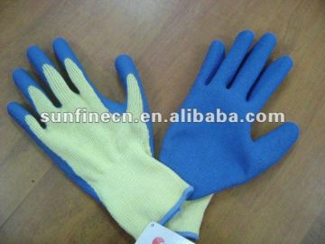 Latex cotton gloves