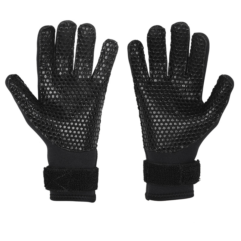 Guantes de buceo de piel Señimiento de guantes de neopreno de 3 mm
