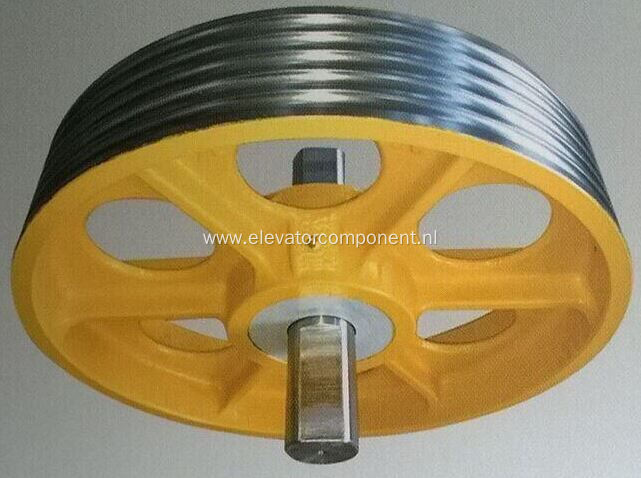 Elevator Suspension Pulley Cast Iron Pulley