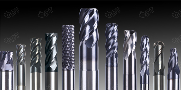 OPT Unequal helix-angle end mill