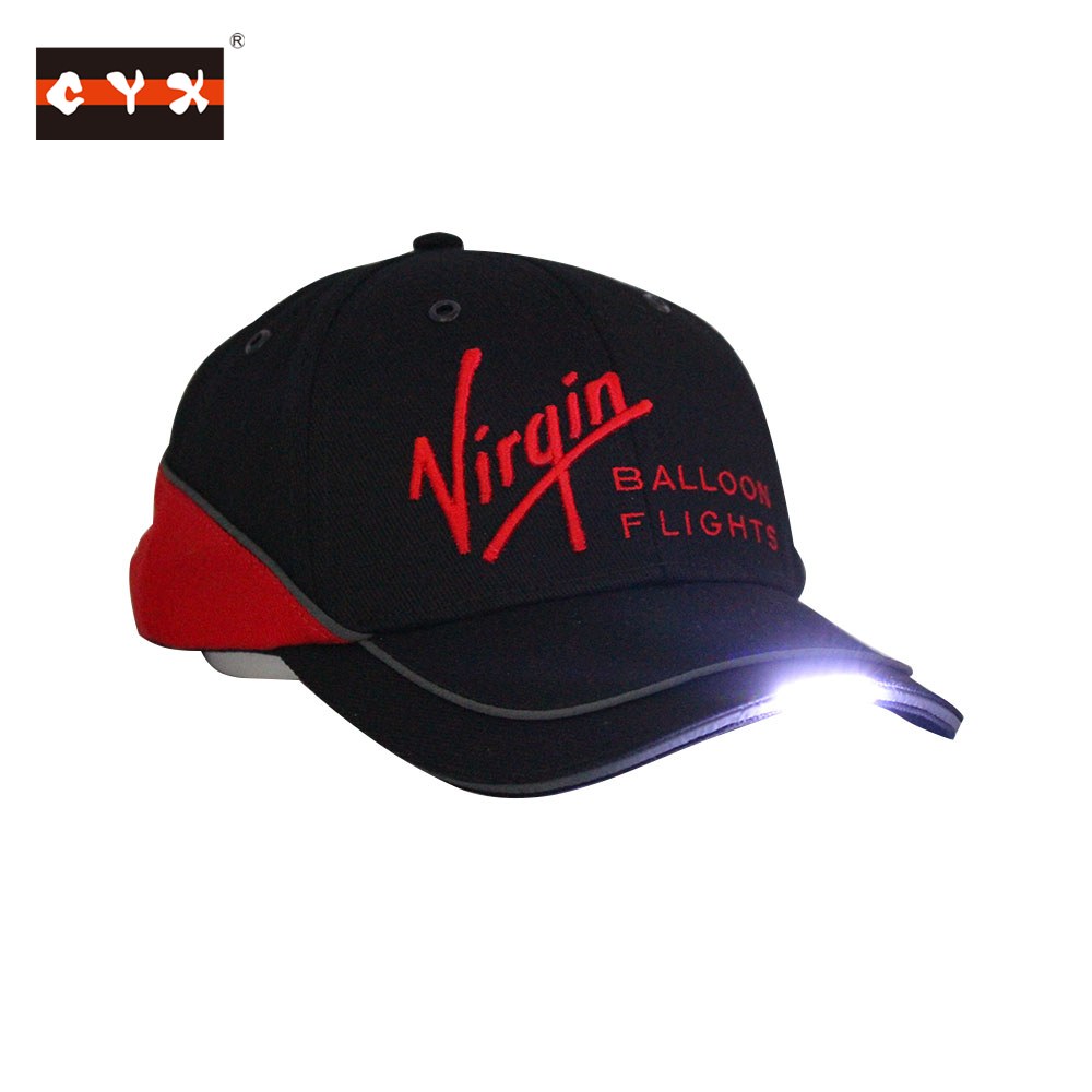 baseball cap with built-in led light