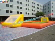 Air-sealed Water Soapy Inflatable Sports Games For Football Sporting