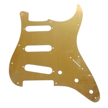 SSS Solid Brass Electric Guitar Pickguard for Strat - Quality Guitar Replacement Parts