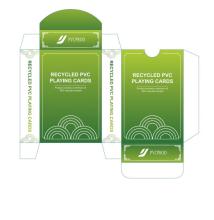 Recycled PVC plastic playing cards