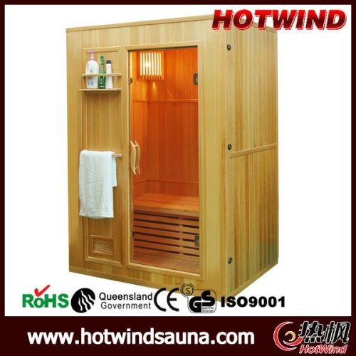 Traditional home use Finnish sauna room