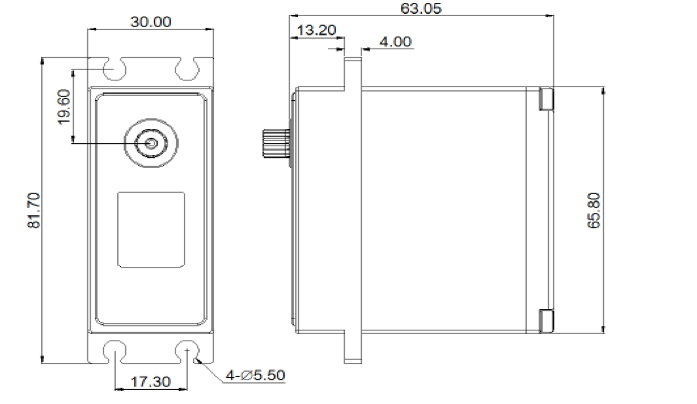 Super High Stall Torque Brushless Motor HV Digital Servo for Industrial Application with Full Metal Case and Steel Gear