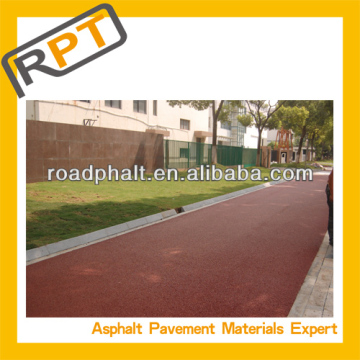 red sidewalks design