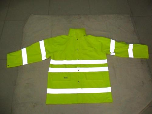 Hi Visibility PU Yağmurluk Yağmurluk