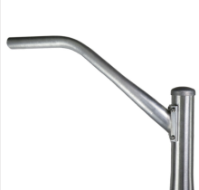 Aluminum street light arm steel street light bracket