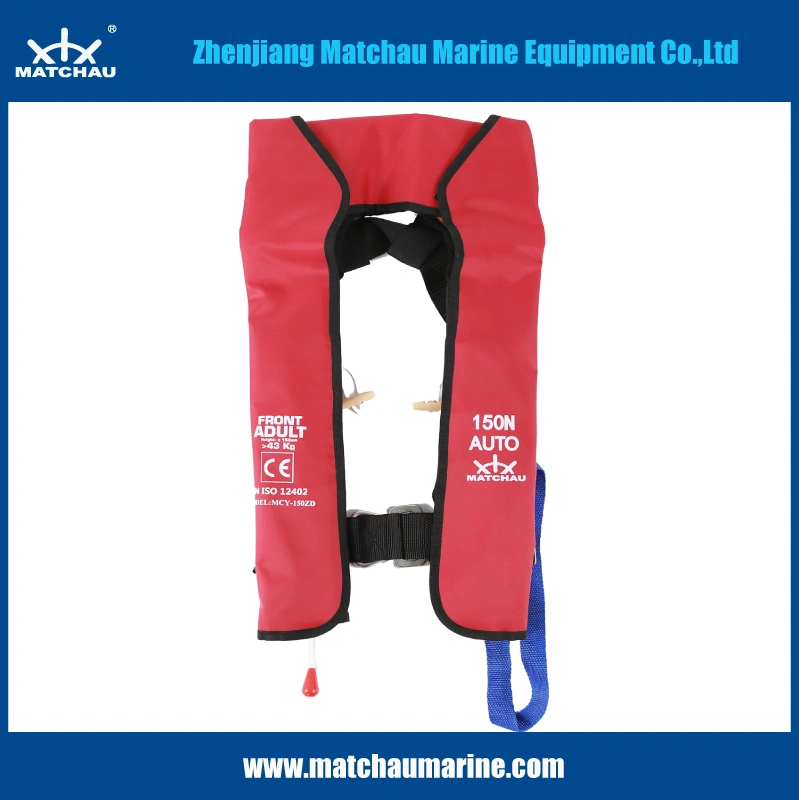 Approved Automatic and Manual Valve Adult Inflatable Life Jacket