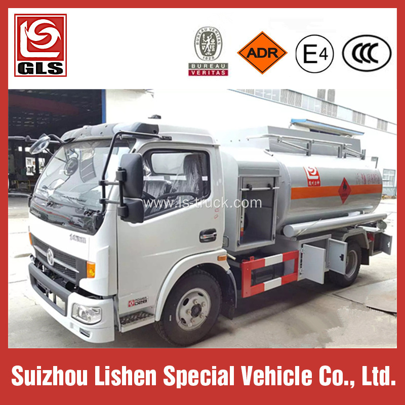 4X2 Dongfeng 6000L Refuel Tank Truck Refueling Truck