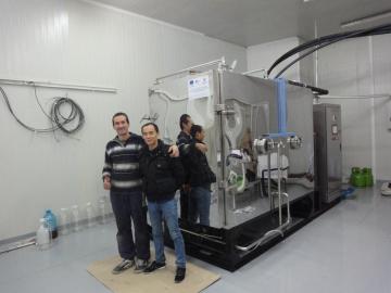 Dry shrimp cryogenic freeze dryer