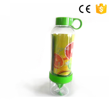 Special customized drink lemon bottle with infuser water bottle with tea infuser filter