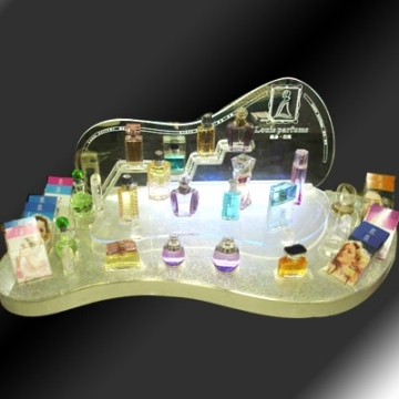 Porcelain white acrylic jewelry display stand,lucite necklace display racks,perspex Countertop Display Stand