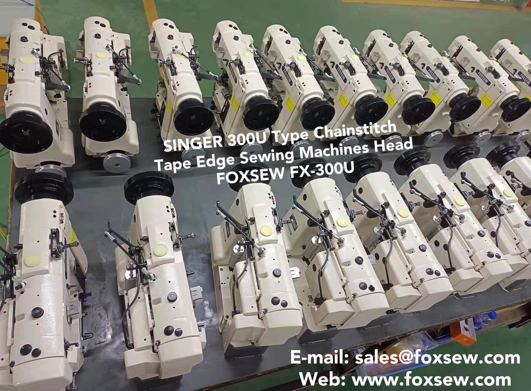 SINGER Type 300U Chainstitch Tape Edge Sewing Machines FOXSEW FX-300U -2