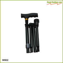 Hot Sale Black Fritz Style Foldable Walking Cane