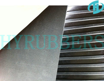 antiskid wide ribbed rubber floor, wide ribbed rubber sheet