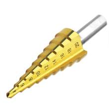 Factory Straight Flute Spiral Flute Straight Shank HSS Step Drill Bit for Wood and Metal Drilling
