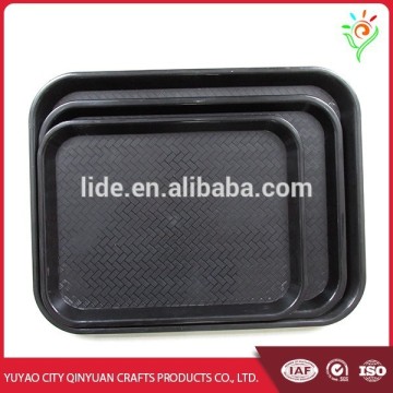 3 size rectangular plastic tray food serving tray