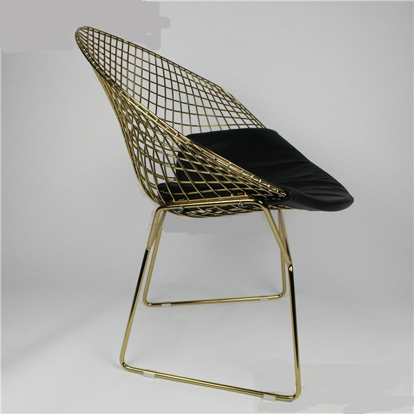 wire mesh dining chair