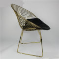 Réplique Harry Bertoia Diamond treillis métallique à manger chaise