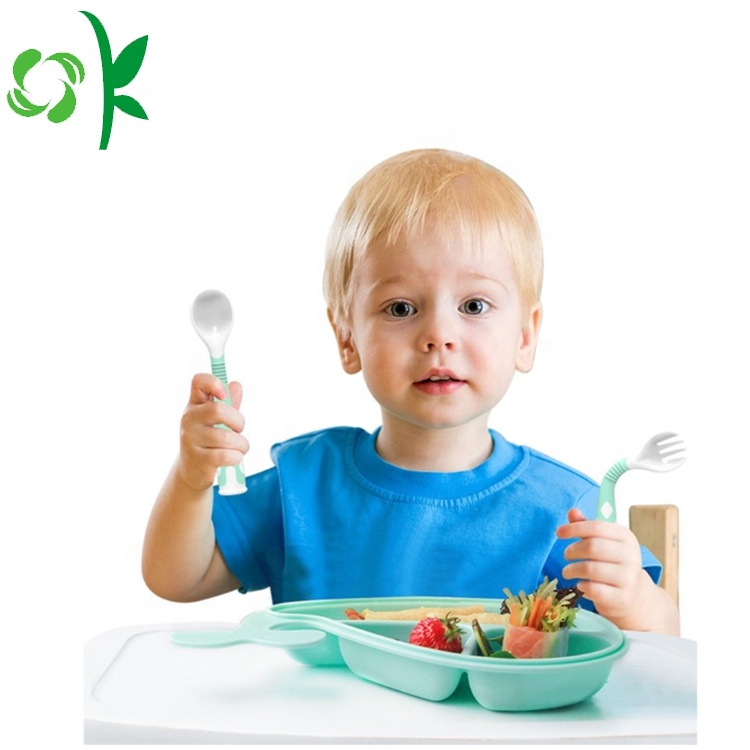 Soft Silicone Spoon for Baby Dining