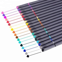 Smart Colored Pens: Fine Point 0.4mm Drawing Pens with 24 Colors