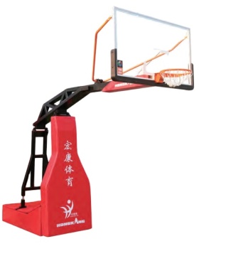 Professional Basketball Backstop with Fiberglass Backboard