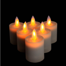 Cobblestone Mini Led Tea Light Cheap Wax Candle