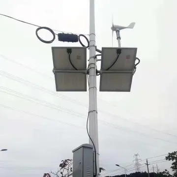 Highway wind and solar hybrid monitoring power supply