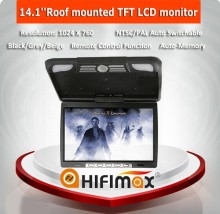 Hifimax 14.1"(16:9) TFT LCD Flip Down Monitor