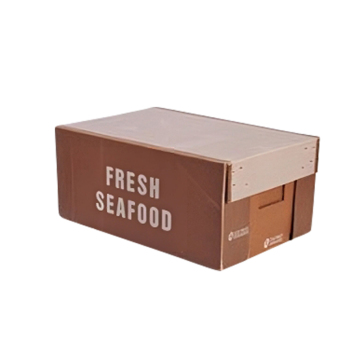 Customized Waterproof Wax Coated Fruit and Veg Cardboard Boxes